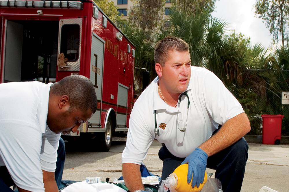 EMT in the Emergency Medical Services Technology program at Valencia College
