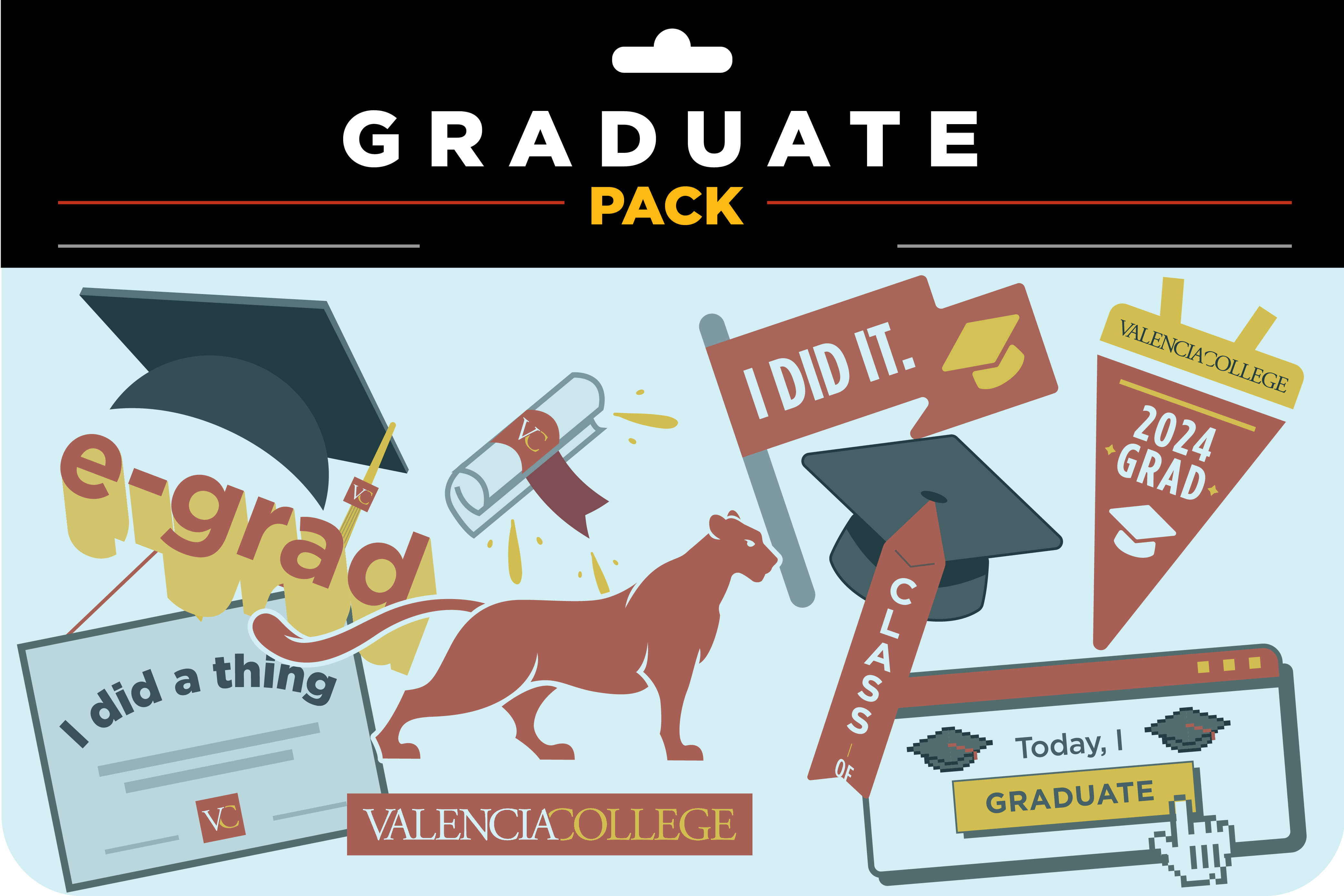 Graduate Pack of Giphy Stickers